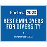 Forbes best employers for diversity badge 2023