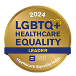 Healthcare Equality Leader 2024 Award Logo